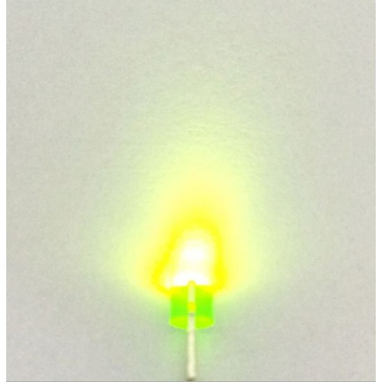 YELLOW GREEN 3mm Straight LED Light Emitting Diode