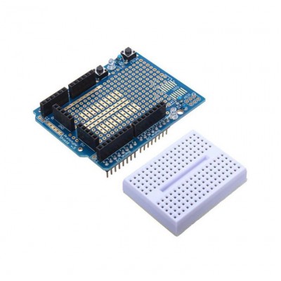 Arduino UNO R3 Compatible Proto Shield 328P with Mini Breadboard