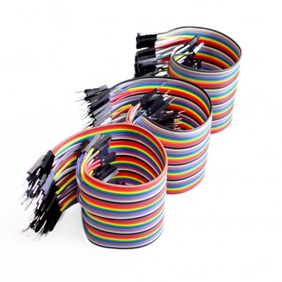 40P DuPont Cable Double Head 1P 10CM Male to Male RPI Compatible