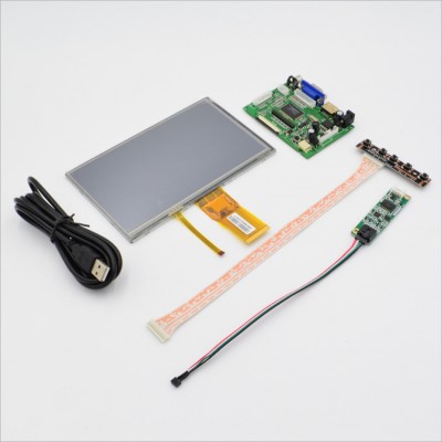 7” Digital LCD DIY Kit HDMI+VGA+2AV 1024×600