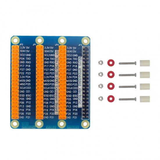 Raspberry Pi 3B Compatible GPIO Prototyping Board with 40 Pins