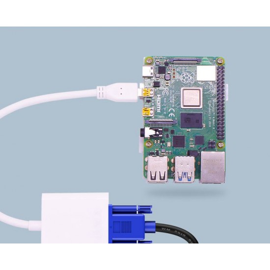 Raspberry Pi 3B Micro-HDMI VGA Converter Cables