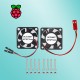 Raspberry Pi 3B+ Heat Sink Fan 3007