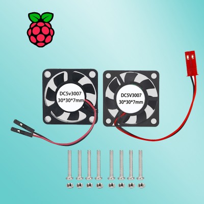 Raspberry Pi 4B/3B+ Heat Sink Fan 3007