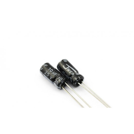 10PCS Electrolytic Capacitor 10uF 25V 5x11mm