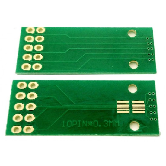 10Pin 0.3mmPitch Double Row Test Board