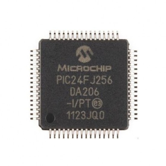 16-Bit Flash Microcontroller PIC24FJ256DA206-I/PT