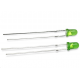 YELLOW GREEN 3mm Straight LED Light Emitting Diode