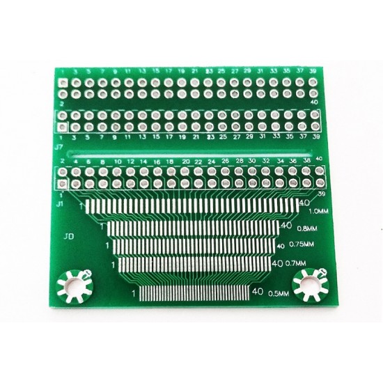 40Pin 0.5mm 1.0mmPitch Test Breakout PCB