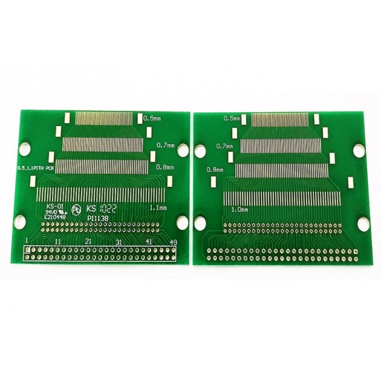 50Pin 0.5-1.1mmPitch LCM TFT LCD Test Board Dual Row