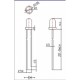 Red 3mm Straight LED Light Emitting Diode