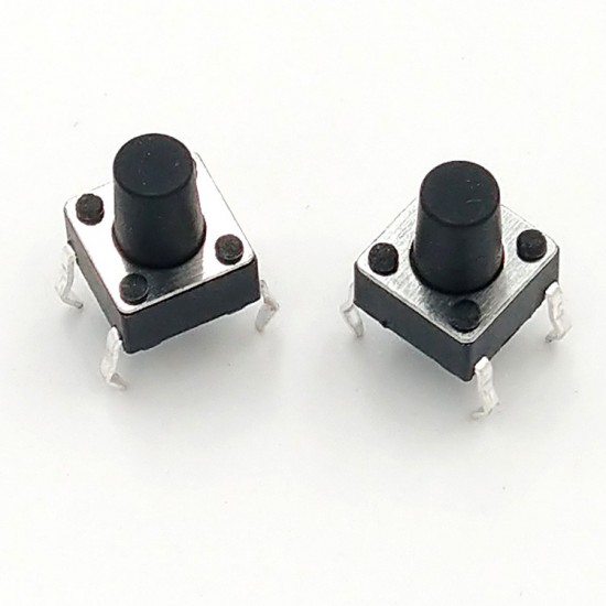 5PCS 6×6×5H Tact Switch 4-Pin Push Button