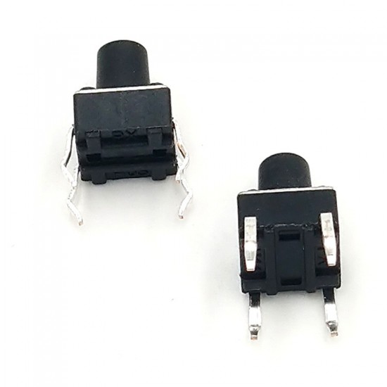 5PCS 6×6×5H Tact Switch 4-Pin Push Button