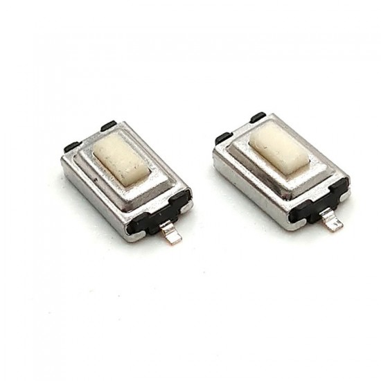 5PCS Tact Switch 3×6×2.5mm 2Pin Push Switch Creamy White