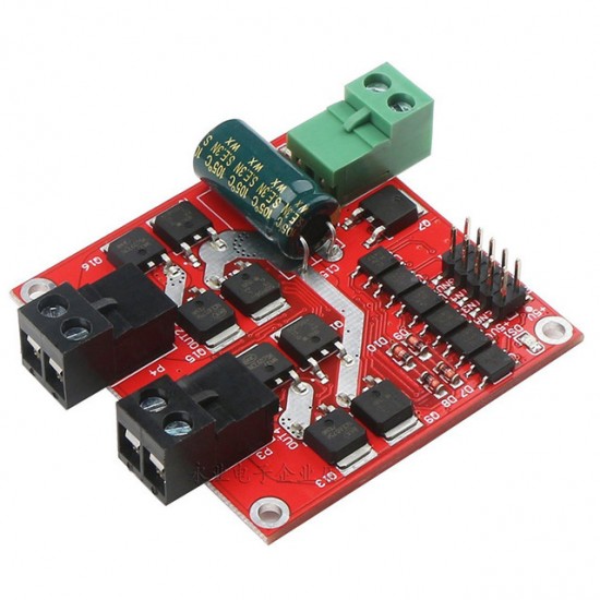 7A 160W Dual Channel DC Motor Driver Module L298