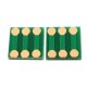 8x9mm Double Side Green Mask 3-line Pin Board 0.8mm