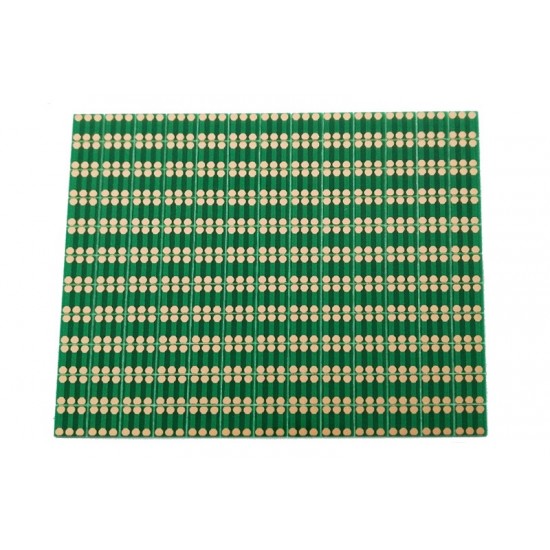 8x9mm Double Side Green Mask 3-line Pin Board 0.8mm