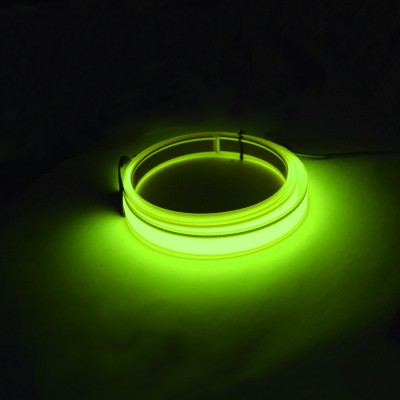 Blue Green LED Neon Light EL Stripe 3V 2AA Battery Drive