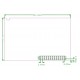 Compatible Raspberry Pi B 3.5 LCD Touch Screen + Case + 3 mounted heat sink