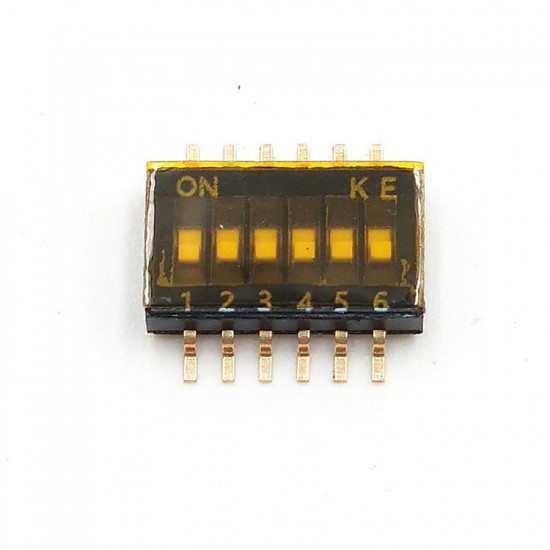 DIP Switch 1.27mm 6P Micro Switch SMD