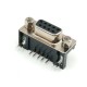 DR9 Female RS232 Socket 9S Horizontal Insert 90 Angles