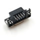 DR9 Female RS232 Socket 9S Horizontal Insert 90 Angles