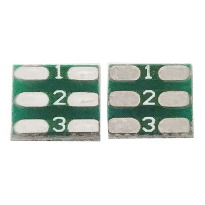 Double Side 3Pin Pin Board 7x7mm 1.0 Test Board