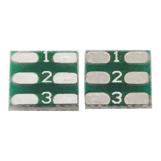 Double Side 3Pin Pin Board 7x7mm 1.0 Test Board