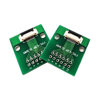 FFC FPC 12Pin Pin Board 0.5mm Test Board Breakout PCB