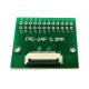 FFC FPC 24Pin Pin Board 0.5mmPitch Test Board Breakout PCB