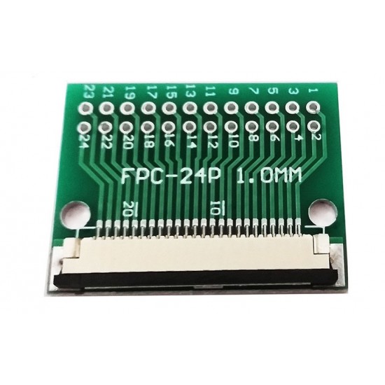 FFC FPC 24Pin Pin Board 1.0mmPitch Test Board Breakout