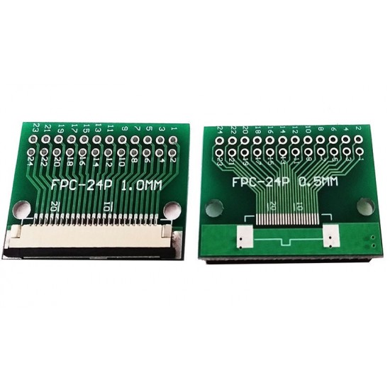 FFC FPC 24Pin Pin Board 1.0mmPitch Test Board Breakout