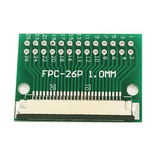 FFC FPC 26Pin Pin Board 1.0mm Pitch Test Board Breakout