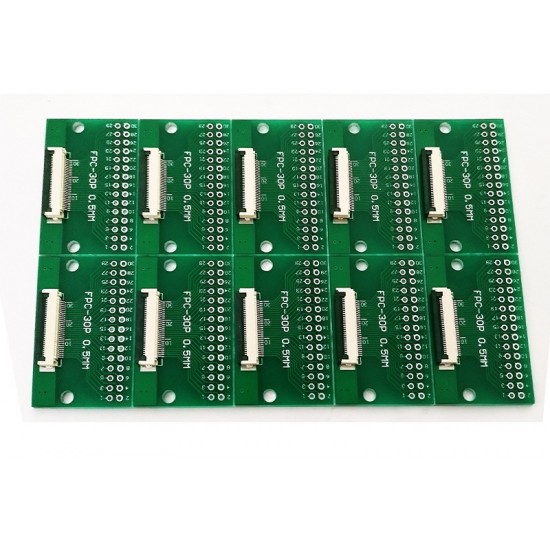 FFC FPC 30Pin Pin Board 0.5mmPitch Test Board