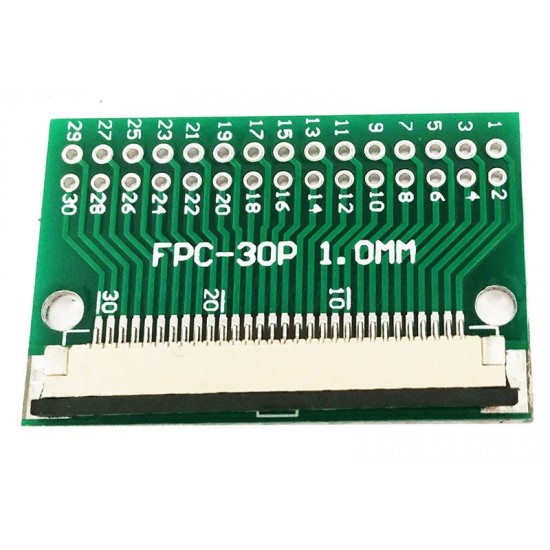 FFC FPC 30Pin Pin Board 1.0mm Pitch Test Board Breakout