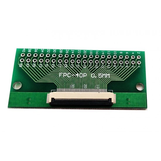 FFC FPC 40Pin Pin Board 0.5mmPitch Connector Test Board Breakout PCB