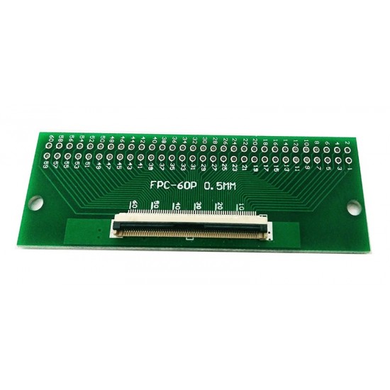 FFC FPC 60Pin Pin Board 0.5mmPitch Test Board Breakout PCB