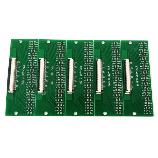 FFC FPC 60Pin Pin Board 0.5mmPitch Test Board Breakout PCB