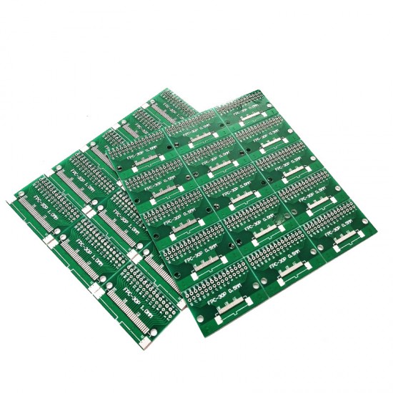 FPC 30Pin Pin Board FFC to 2.54DIP TFT LCD 1mm 0.5mm Pitch