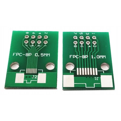 FPC 6Pin Pin Board FFC to 2.54DIP TFT LCD 1mm 0.5mm Pitch