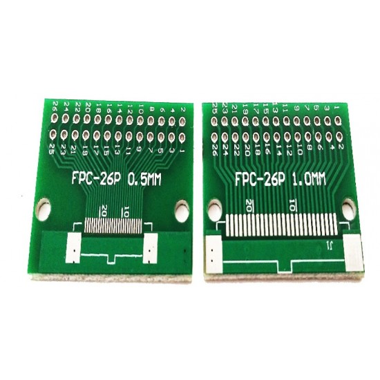 FPC-26P Pin Board FFC to 2.54DIP TFT LCD 1mm 0.5mm Pitch