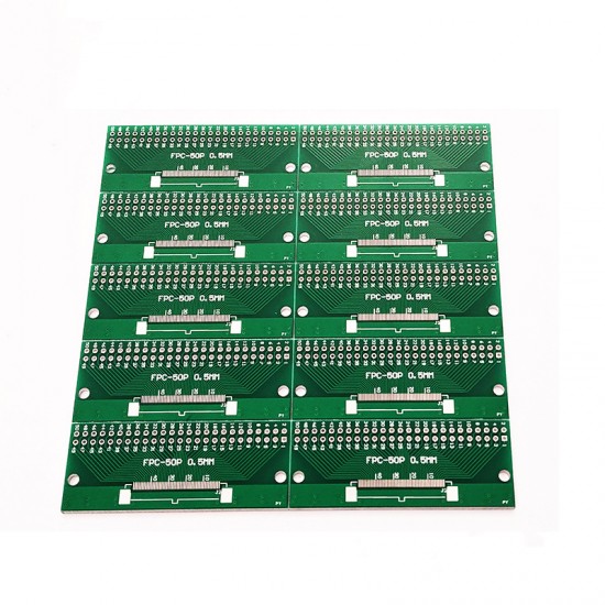 FPC-50P Pin Board FFC to 2.54DIP TFT LCD 1mm 0.5mm Pitch