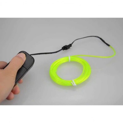 Fluorescent Flexible LED Neon Light EL Wire Kit 3m 3V with Battery Box Pack