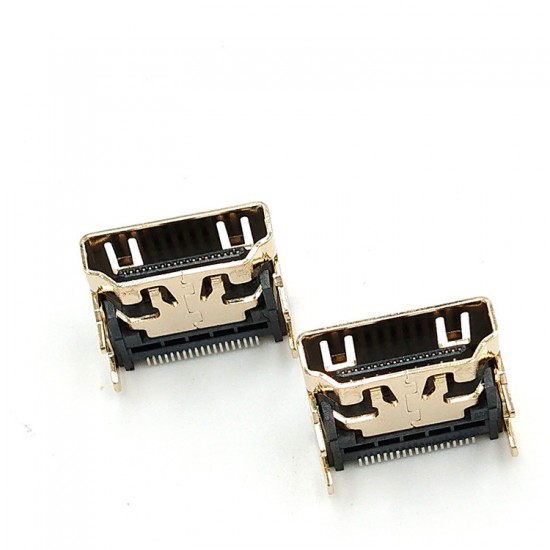 HDMI SMD Gold Plated Socket 19P HD Female