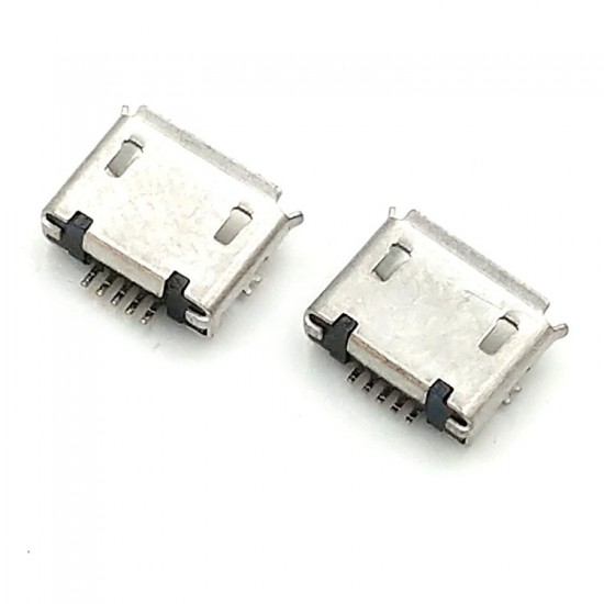 Micro-USB Female 5Pin SMD PCB Socket Soldering Connector