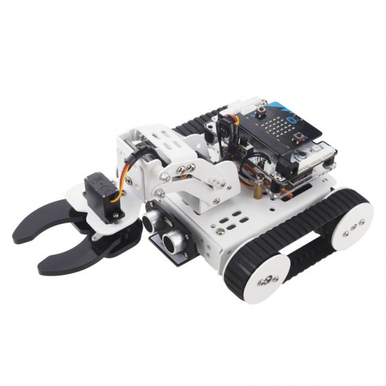 Microbit Intelligent Bogie Kit Qtruck Robot Python