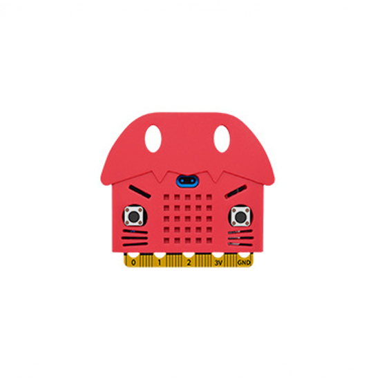 Microbit Mainboard Case Silica Gel Seal Figure Rose Red