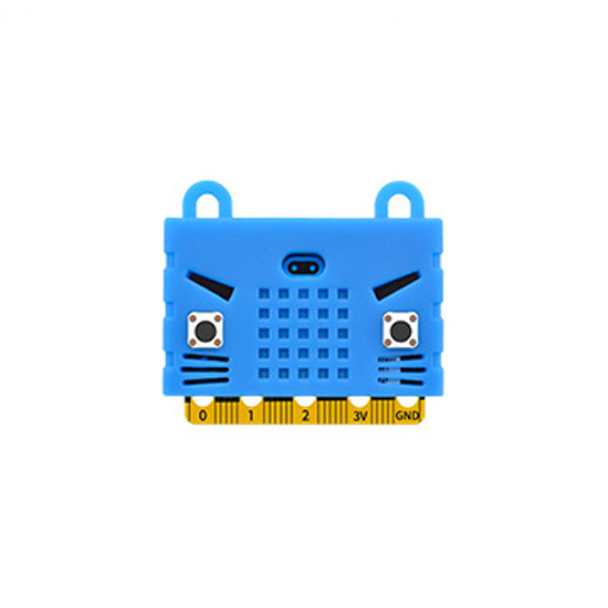 Microbit Mainboard Case Silica Gel Tiger Figure Blue