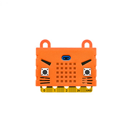 Microbit Mainboard Case Silica Gel Tiger Figure Orange