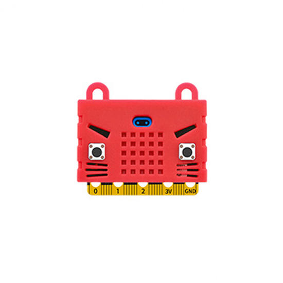 Microbit Mainboard Case Silica Gel Tiger Figure Rose Red